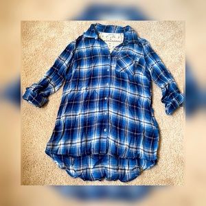 Plaid Long-sleeved Shirt